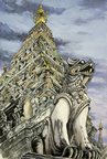 チェンマイの古寺と守護神獣（2）