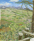 蓼科　「八ヶ岳の早春」